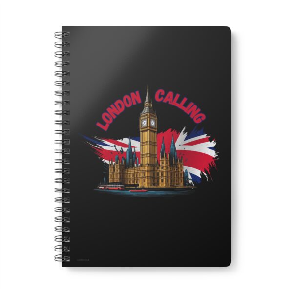 Notebook, London Calling Big Bang Themed Softcover Journal, A5