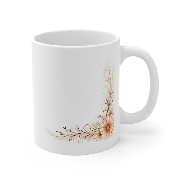 Floral Mug - Vibrant Ceramic Coffee and Tea Cup