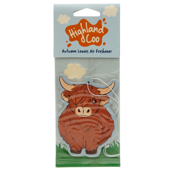 Air Freshener - Autumn Leaves Scented Highland Coo