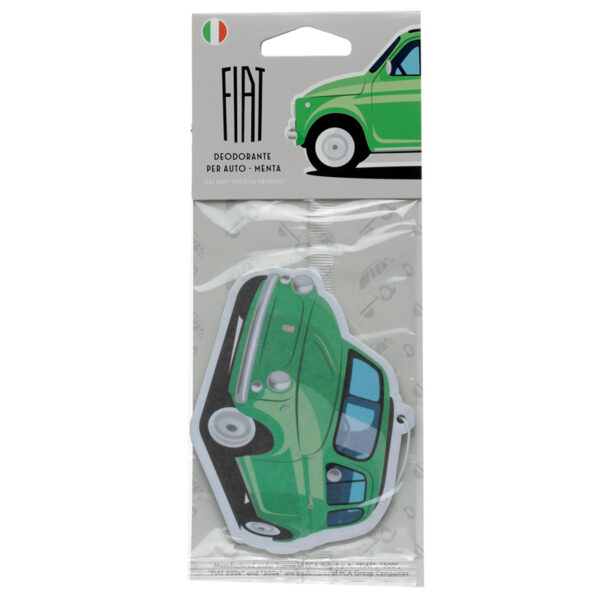 Air Freshener - Fresh Mint Scented Retro Green Fiat 500