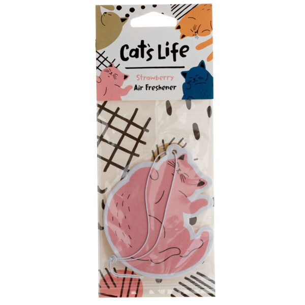 Air Freshener - Strawberry Scented Cat's Life