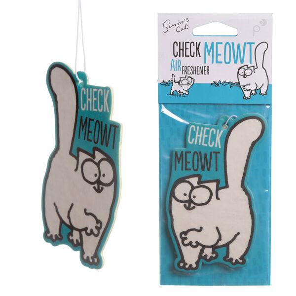 Air Freshener - Vanilla Scented Simon's Cat Check Meowt