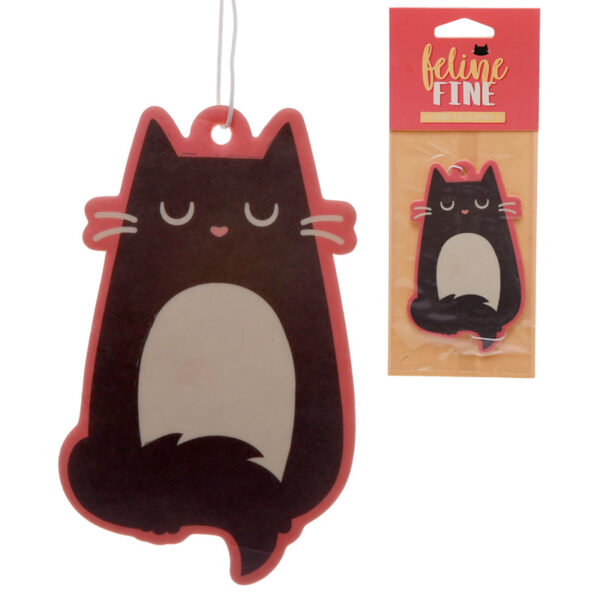 Cherry Scented Feline Fine Black Cat Air Freshener