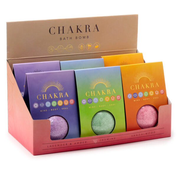 Handmade Bath Bomb in Gift Box - Chakra