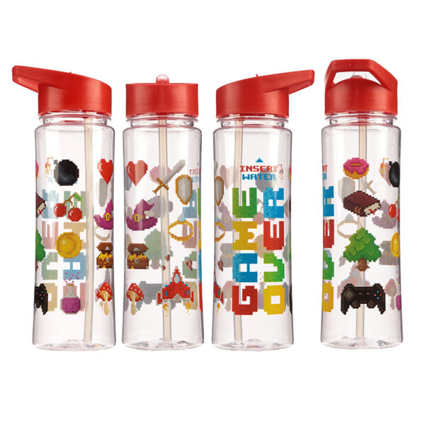 Reusable Water Bottle 550ml - Game Over