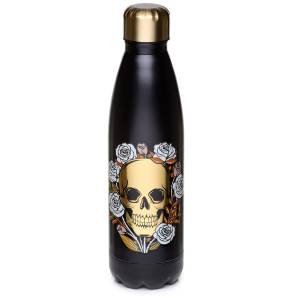 Reusable Insulated Drinks Bottle 500ml - Skulls & Roses