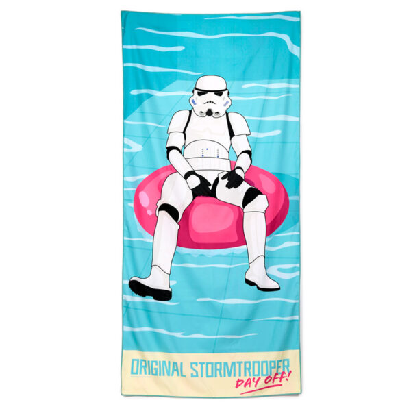 Microfibre Beach Towel - The Original Stormtrooper Pool Day Off