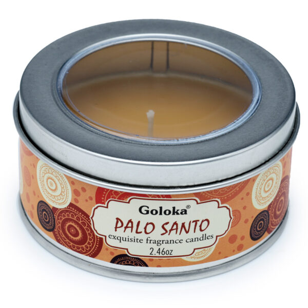 Goloka Wax Candle Tin - Palo Santo