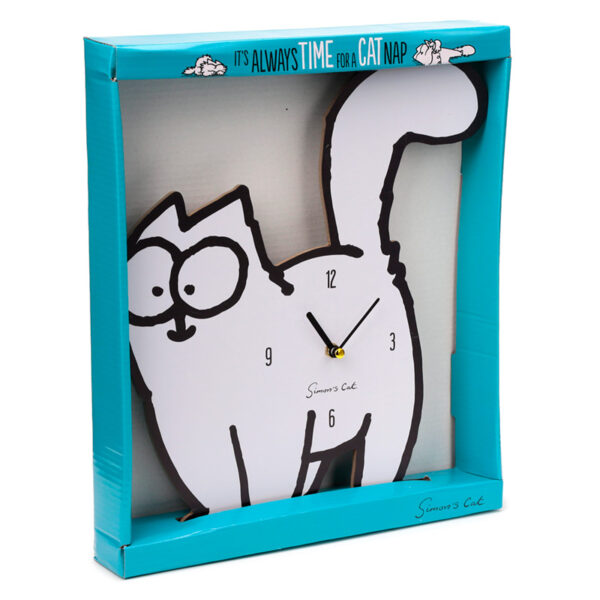 Shaped Wall Clock - Simon's Cat Shaped