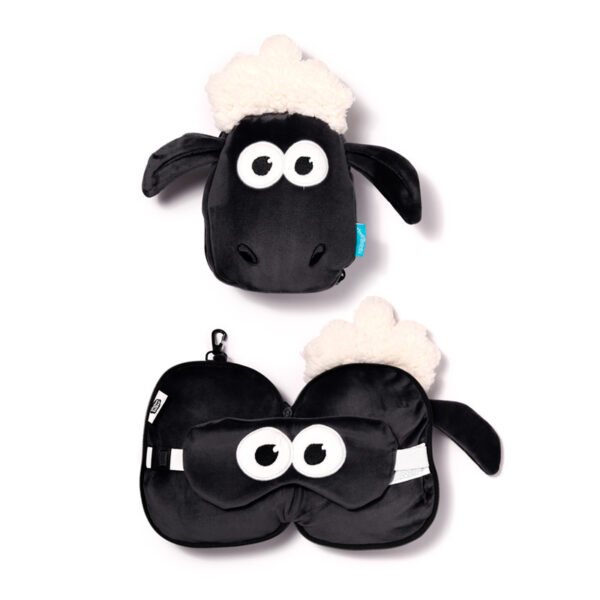 Relaxeazzz Travel Pillow & Eye Mask - Shaun the Sheep