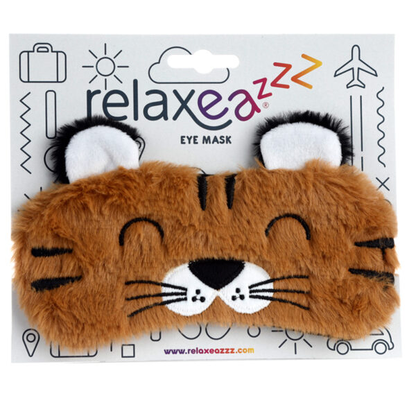 Fun Eye Mask - Plush Adoramals Tiger