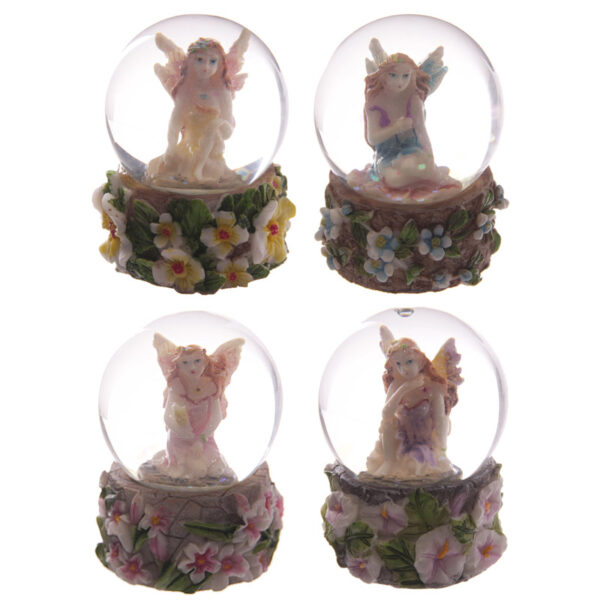 Cute Flower Fairy Mini Waterball Snow Globe