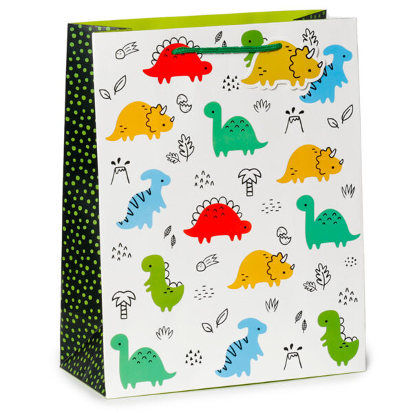 Large Dinosaur Gift Bag - Dinosauria Jr