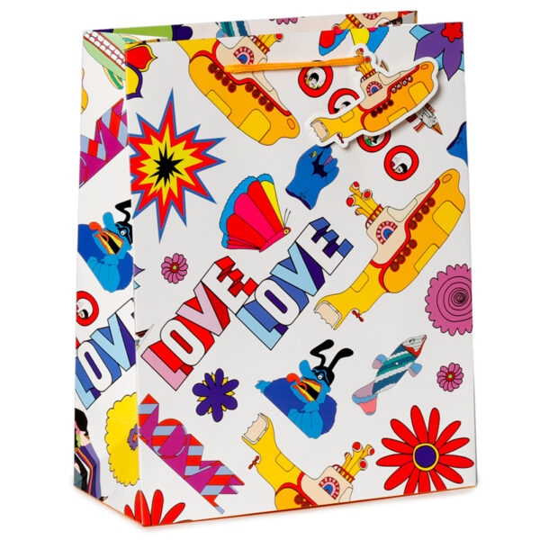 Gift Bag (Large) - The Beatles Yellow Submarine LOVE