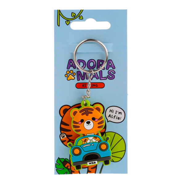 PVC Keyring - Alfie the Tiger Adoramals