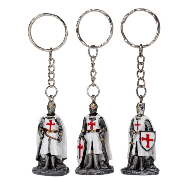 Novelty Keyring - Crusader Knight Defender