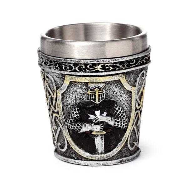 Decorative Shot Glass - Medieval Black Knight