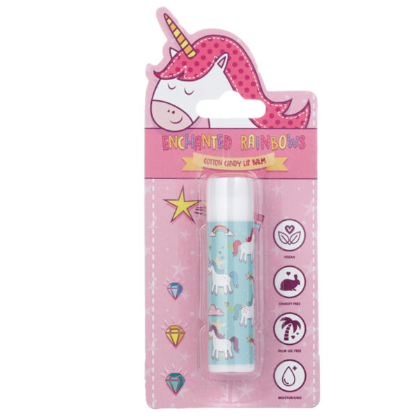 Enchanted Rainbow Unicorn Stick Lip Balm - Cotton Candy