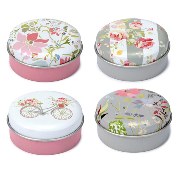 Lip Balm in a Tin - Julie Dodsworth Pink Floral