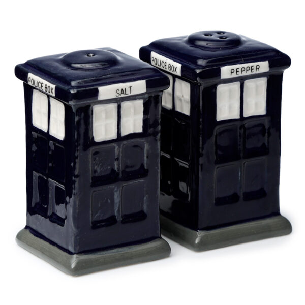 Ceramic Salt & Pepper Set - Police Box