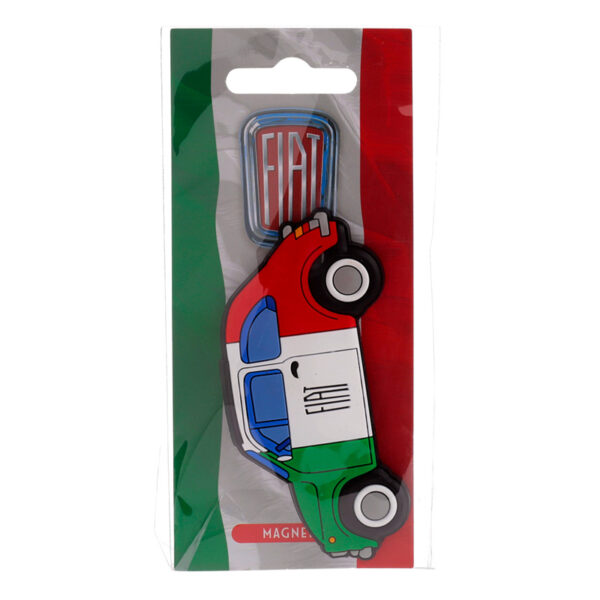 Fiat 500 Italian Flag Magnet