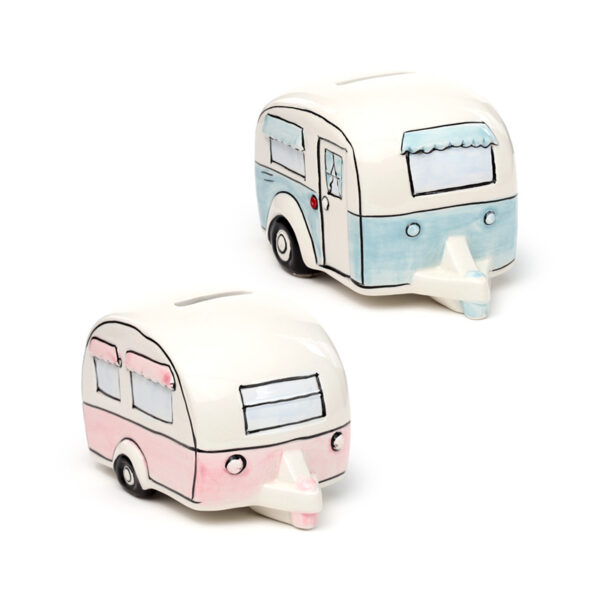 Ceramic Money Box - Home Is Where You Park It Caravan