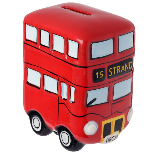 Fun Novelty Ceramic Red Routemaster Bus Money Box