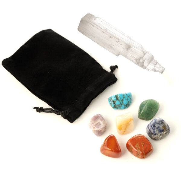 Chakra Stones Kit with Crystal