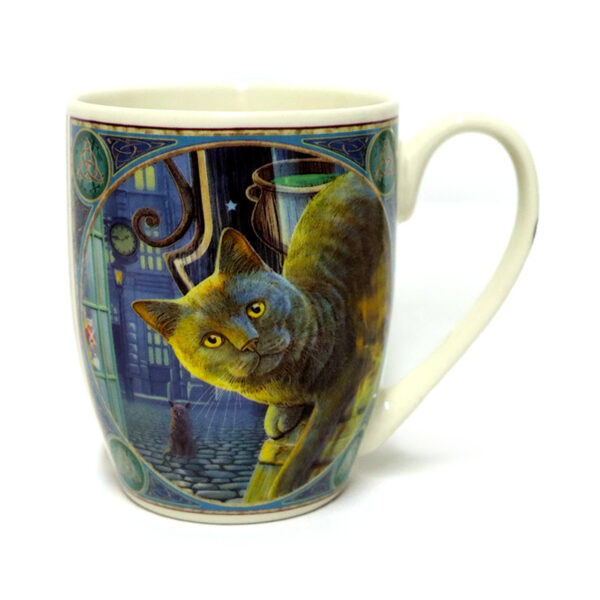 Porcelain Mug - Lisa Parker Rusty Cauldron Cat