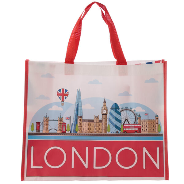 Durable Reusable Shopping Bag - London Icons