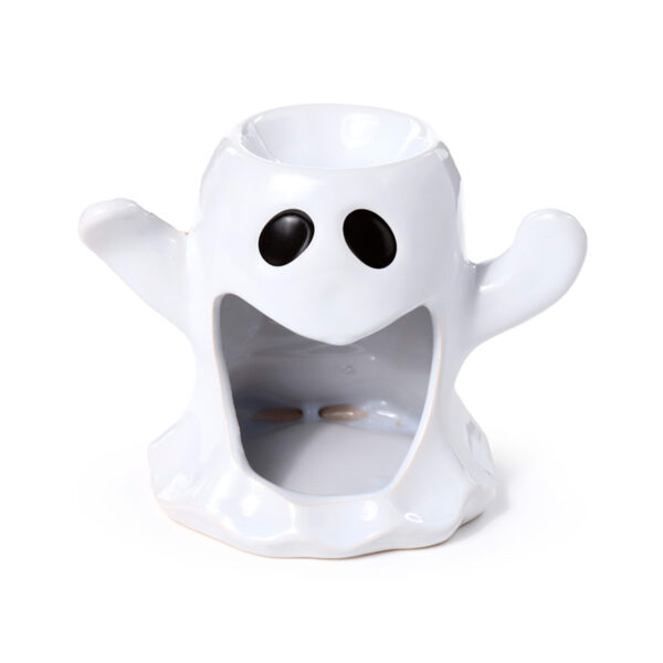 Ceramic Shaped Oil & Wax Burner - Ghost