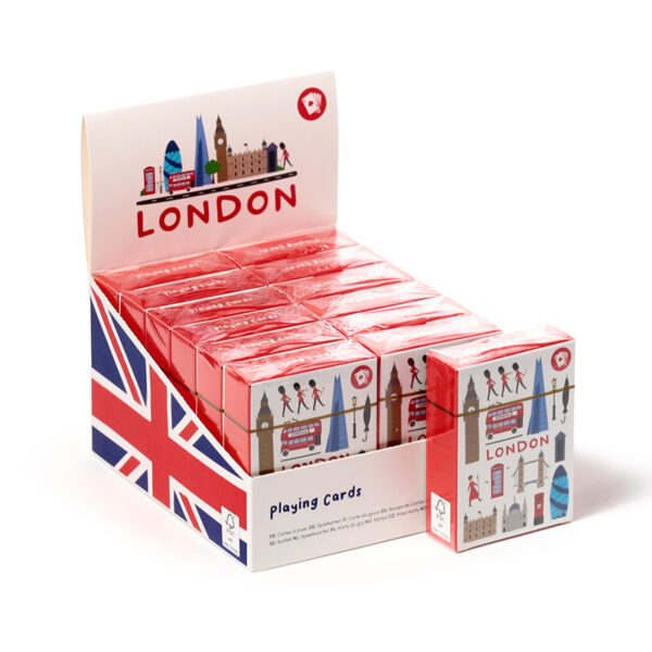 Standard Deck of Playing Cards - London Souvenir