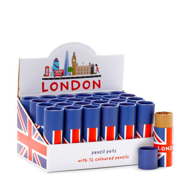 Union Jack Colouring Pencil Tube