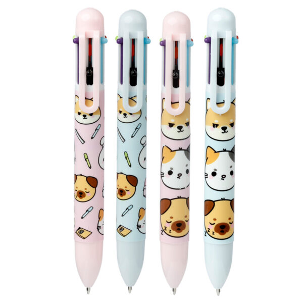 Multi Colour Pen (6 Colours) - Adoramals Pets