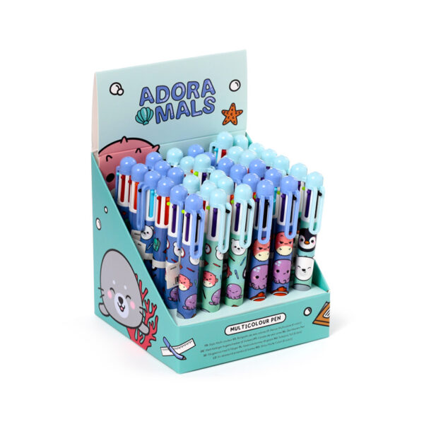 Multi Colour Pen (6 Colours) - Adoramals Sealife