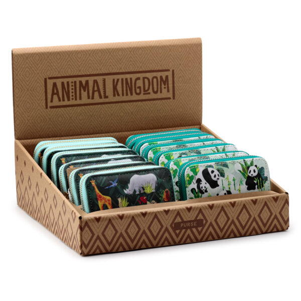 Small Zip Around Wallet - Animal Kingdom