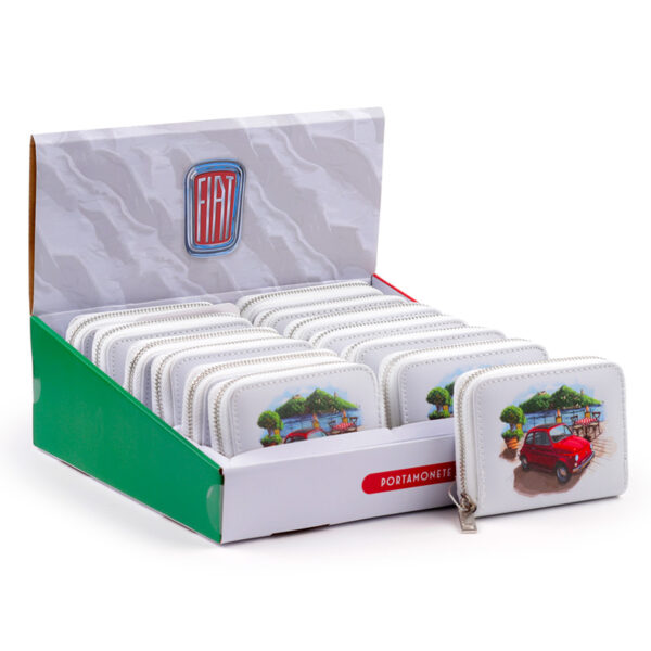 Small Zip Around Wallet - Fiat 500