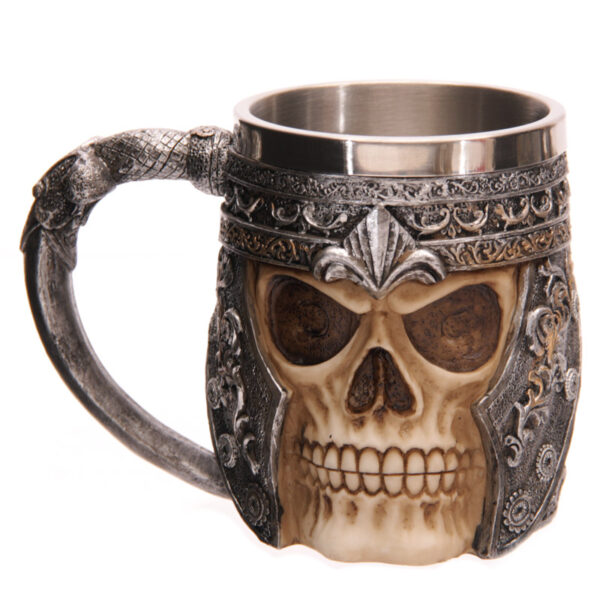 Decorative Tankard - Skull Warrior