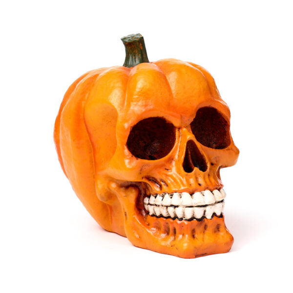 Decorative Pumpkin Skull Ornament