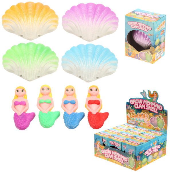 Mermaid Hatching Clam Shell - Exciting Bath Fizzers for Kids