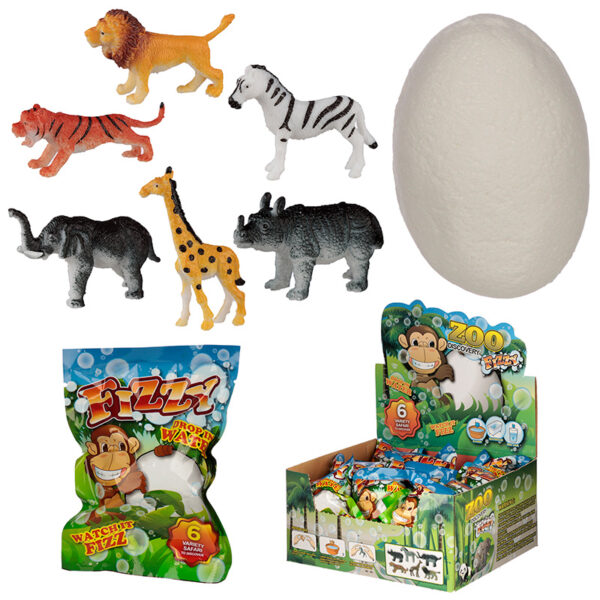 Fun Kids Fizzy Safari Animal Egg