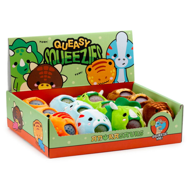 Queasy Squeezies Fidget Toy - Adoramals Cutisaur Dinosaur