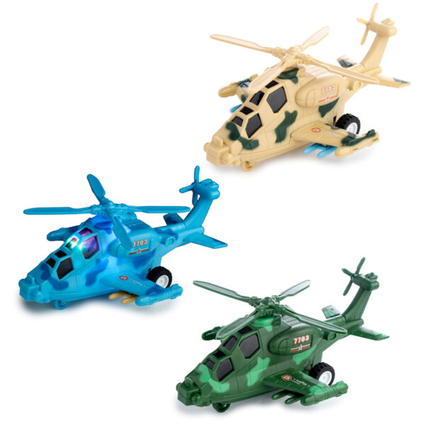 Kids Friction Light & Sound Action Toy - Helicopter