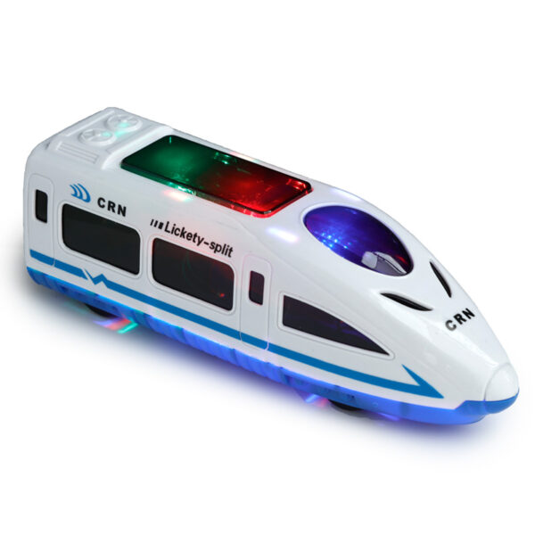 Kids Friction Light & Sound Action Toy - High Speed Train