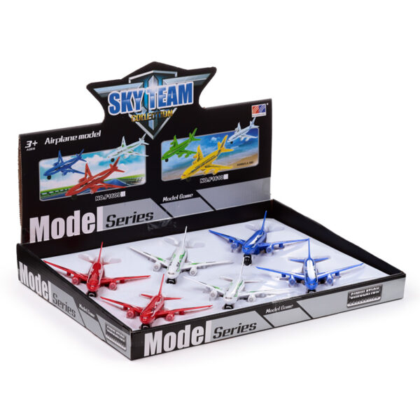 Push/Pull Light & Sound Action Toy - Sky Team Jet