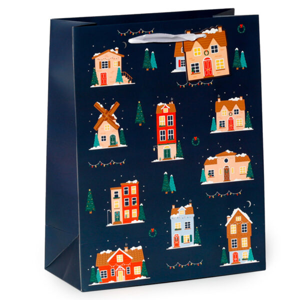 Christmas Gift Bag (Large) - Christmas Village