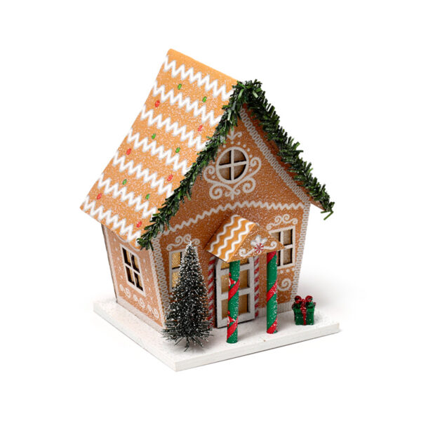 LED Christmas Gingerbread House Decoration