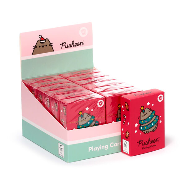 Standard Deck of Playing Cards - Christmas Pusheen the Cat