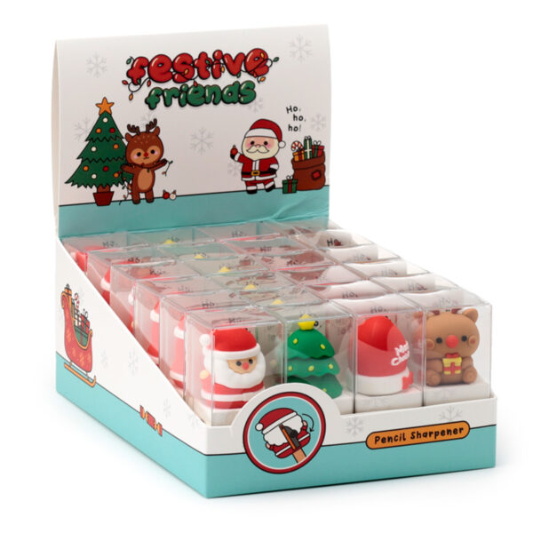 Christmas Pencil Sharpener - Festive Friends